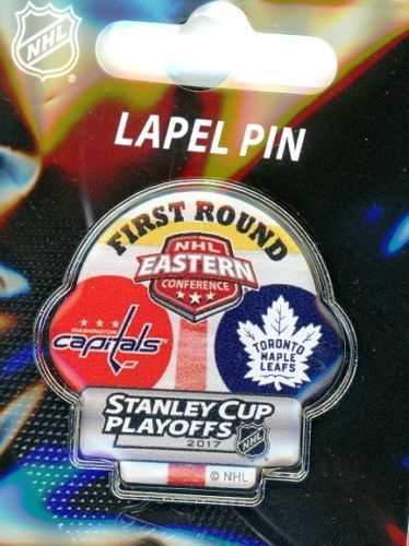 2017 Capitals vs Maple Leafs NHL Playoffs pin