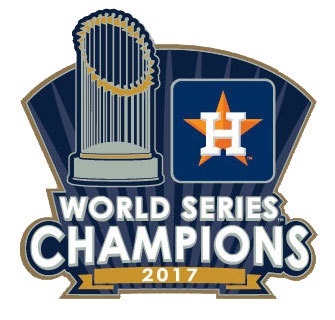 2017 Astros World Series Champions Trophy pin