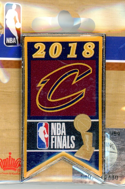 2018 Cavaliers NBA Finals Banner pin