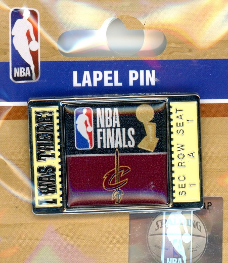 2018 Cavaliers NBA Finals "I Was There!" pin