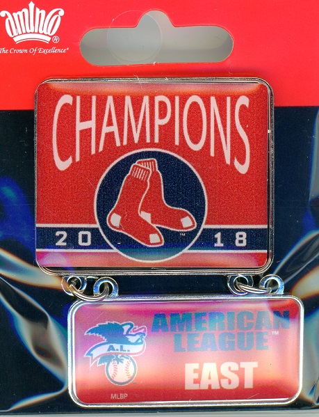 Red Sox 2018 Division Champs Dangler pin