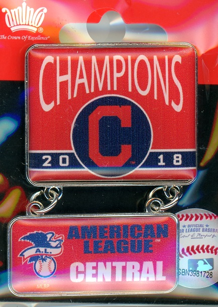 Indians 2018 Division Champs Dangler pin