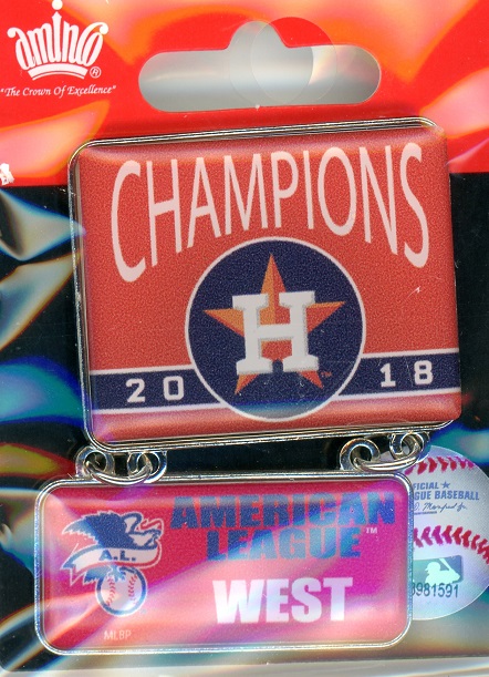Astros 2018 Division Champs Dangler pin