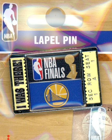 2018 Warriors NBA Finals "I Was There!" pin