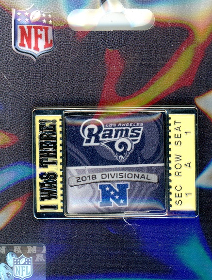 Rams 2018 Divisional "I Was There" pin