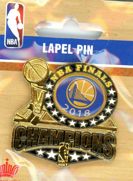Golden State Warriors 2018 NBA Finals Champions Trophy Pin