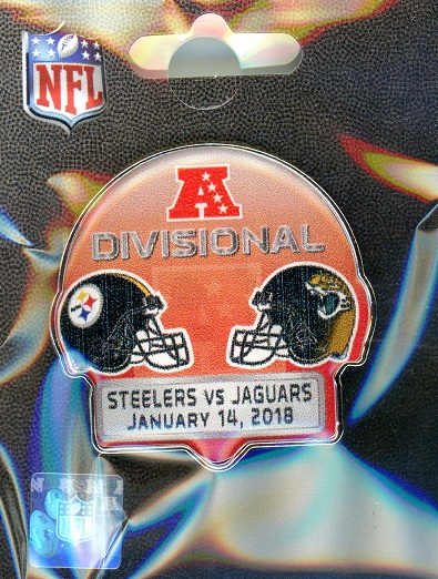 Steelers vs Jaguars Playoff pin