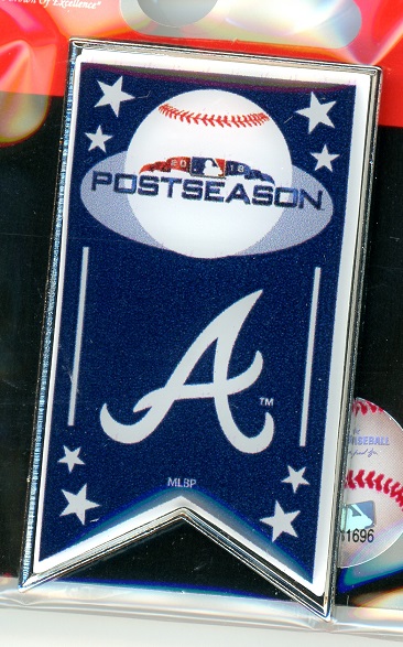 Braves 2018 Postseason Banner pin