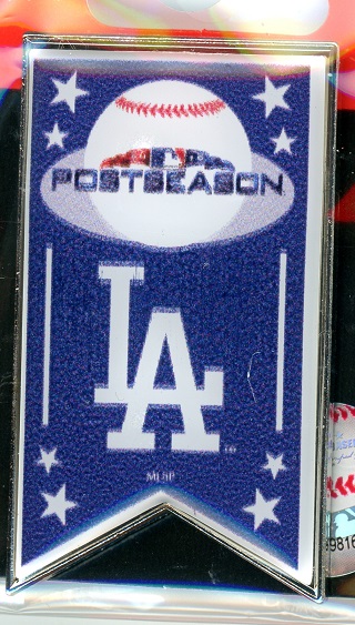 Dodgers 2018 Postseason Banner pin