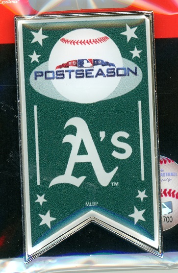 A's 2018 Postseason Banner pin A's 2018 Postseason Banner pin
