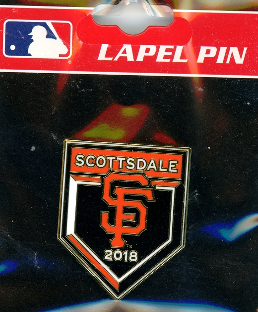 Giants 2018 Spring Training pin - Home Plate