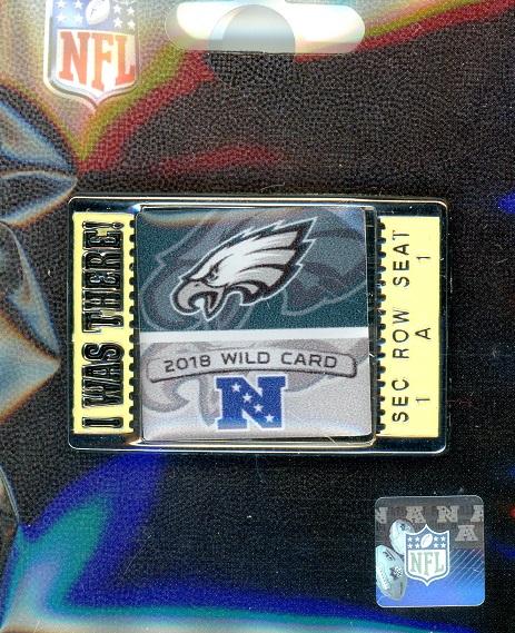 Eagles 2018 Wild Card \"I Was There\" pin