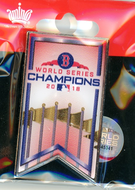 Red Sox 2018 World Series Champs Banner pin