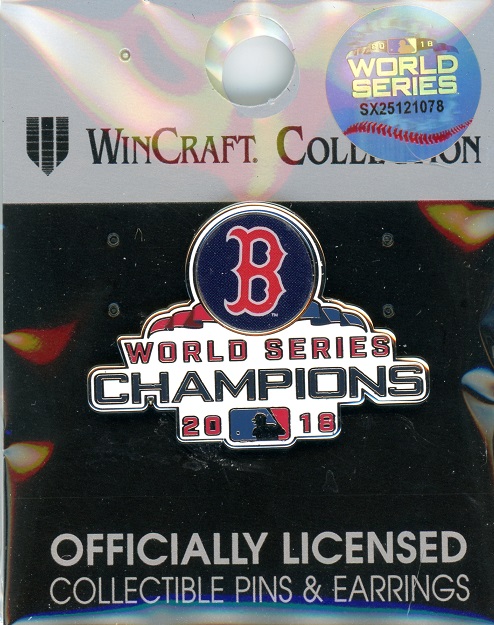 Red Sox 2018 World Series Champs Logo pin