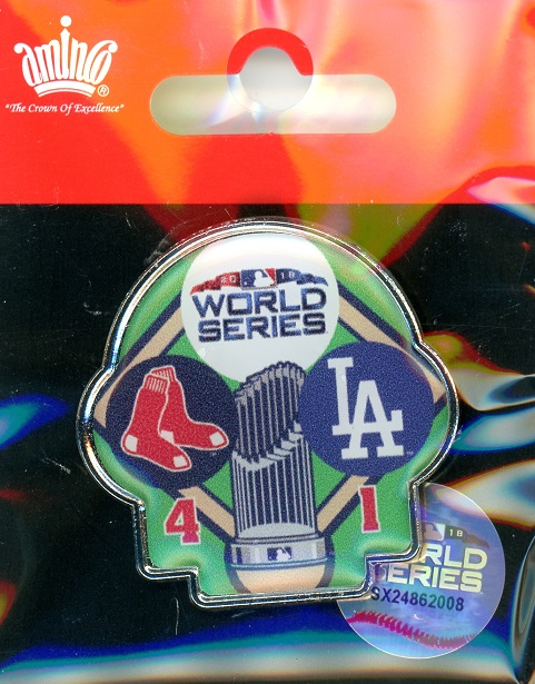 2018 Red Sox World Series Champs Final Score pin