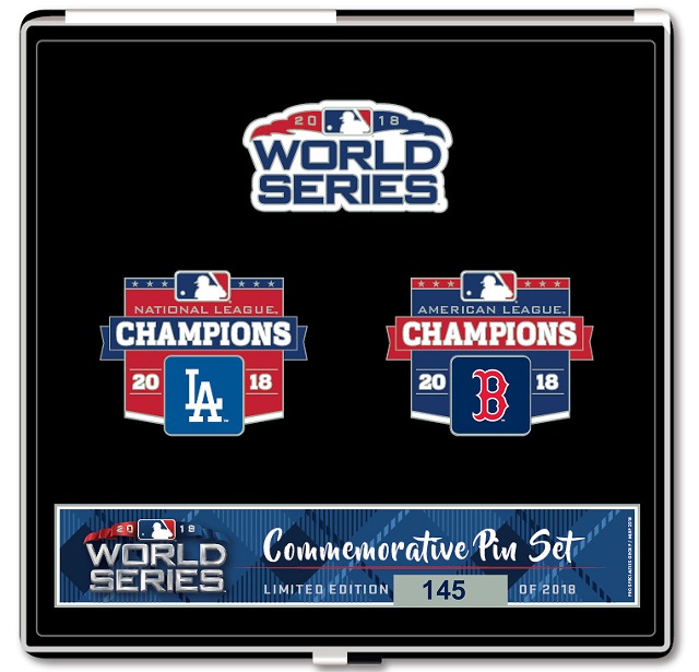 2018 World Series Rivalry 3 Pin Set