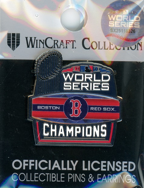 Red Sox 2018 World Series Champs Trophy pin #3