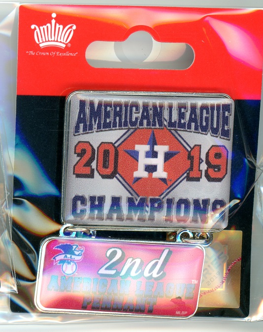 Astros 2019 AL Champs Dangler pin