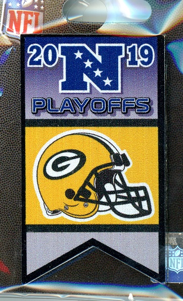 Packers 2019 Playoffs Banner pin