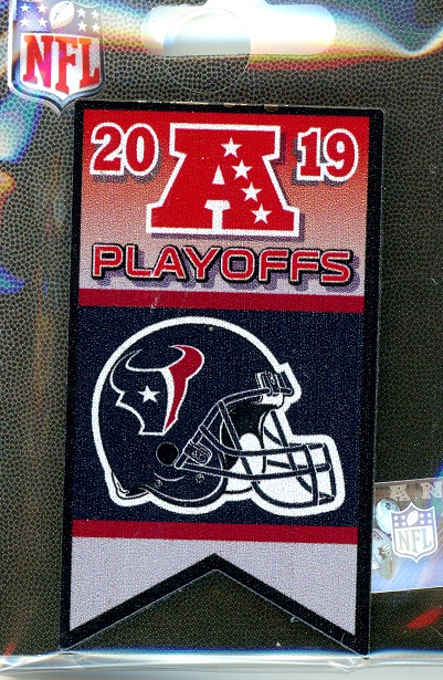 Texans 2019 Playoffs Banner pin