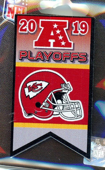 Chiefs 2019 Playoffs Banner pin