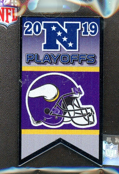 Vikings 2019 Playoffs Banner pin
