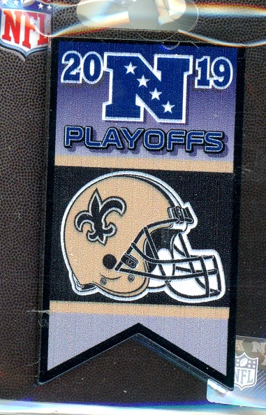 Saints 2019 Playoffs Banner pin