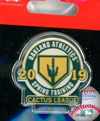 A\'s 2019 Spring Training Home Plate pin