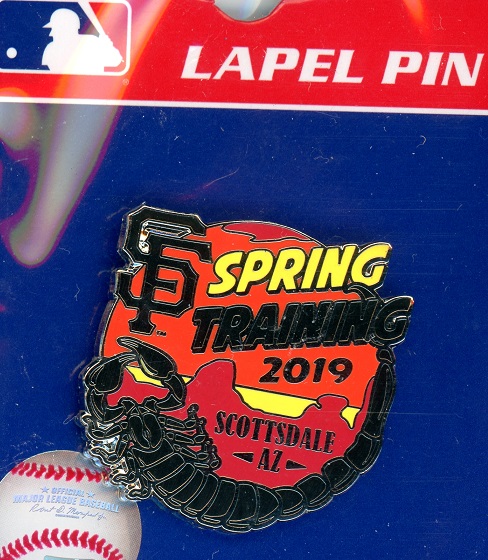 Giants 2019 Spring Training Scorpion pin