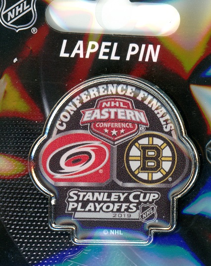 2019 Eastern Conference Finals pin - Bruins vs Hurricanes