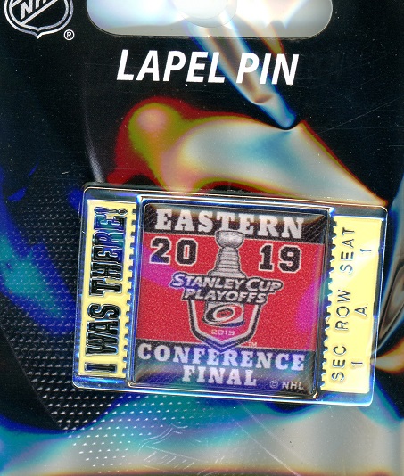 Hurricanes Bruins 2019 Eastern Conference Finals I Was There pin