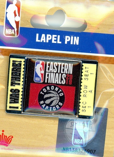 Raptors 2019 Eastern Conference Finals I Was There pin