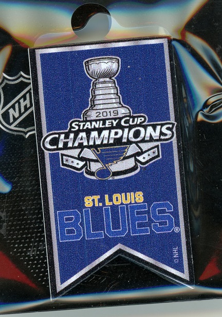 2019 Blues NHL Champs Banner pin