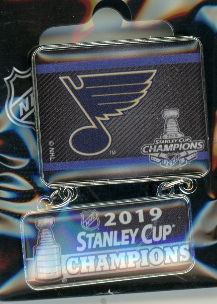 2019 Blues NHL Champs Dangler pin