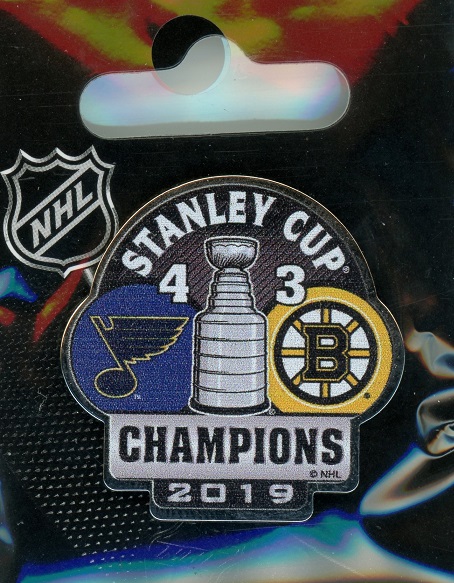 2019 Blues NHL Champs Final Score pin