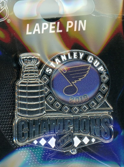 2019 Blues NHL Champs Trophy pin