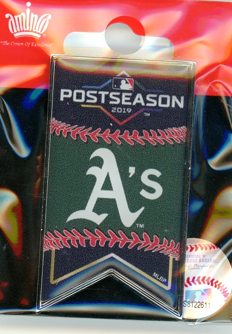 2019 A's Postseason Banner pin