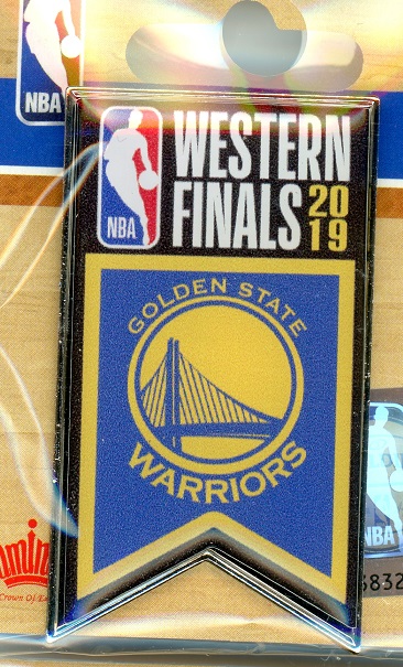 Warriors 2019 Western Conference Finals Banner pin