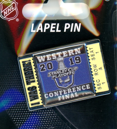 Blues 2019 Western Conference Finals I Was There pin