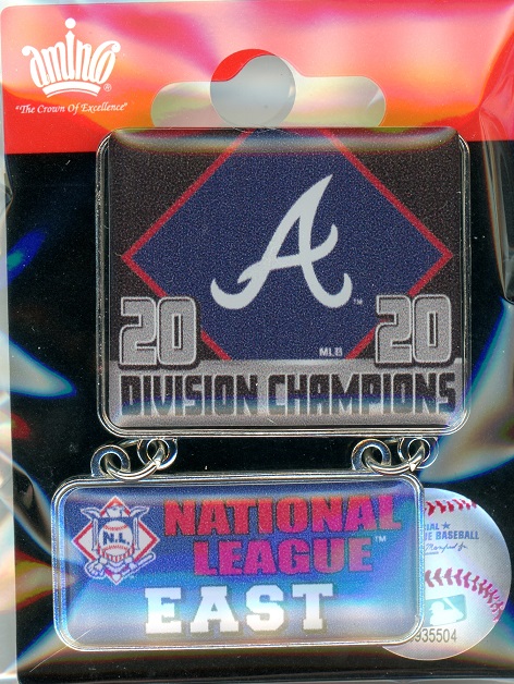 Braves 2020 Division Champs Dangle pin