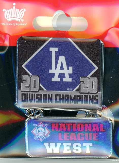 Dodgers 2020 Division Champs Dangle pin