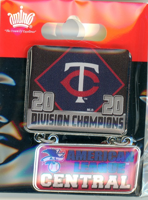 Twins 2020 Division Champs Dangle pin