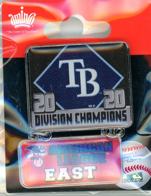 Rays 2020 Division Champs Dangle pin