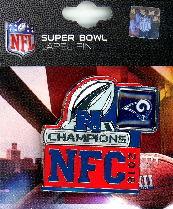 Rams NFC Champs pin