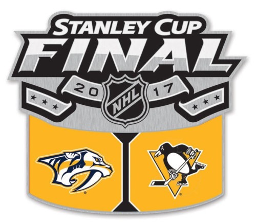 2017 Penguins vs Predators Stanley Cup Final pin