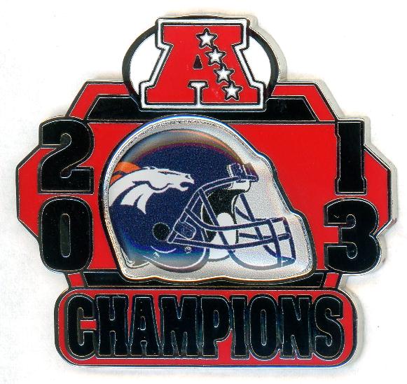 Broncos 2013 AFC Champs pin #2