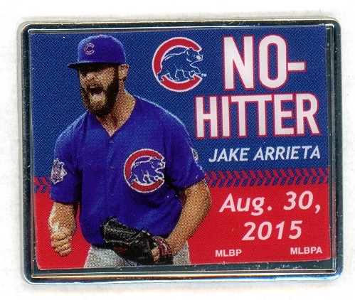 Cubs Jake Arrieta No-Hitter pin