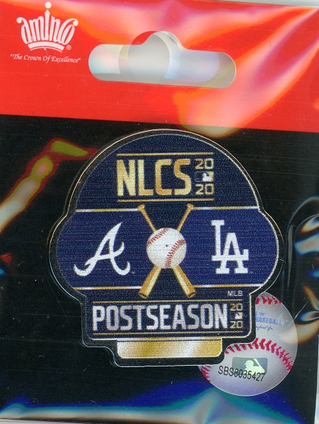 Braves vs Dodgers 2020 NLCS pin