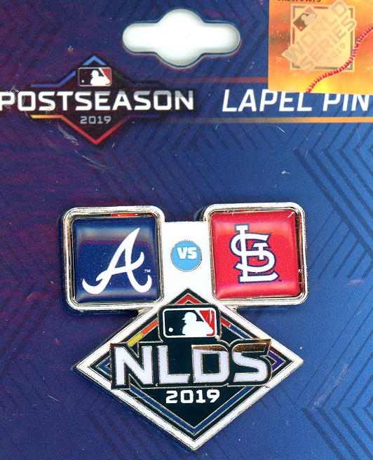 Braves vs Cardinals 2019 NLDS pin