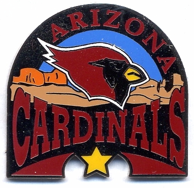 Arizona Cardinals Skyline pin